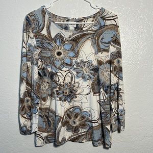 Chico’s Stretch Floral Top